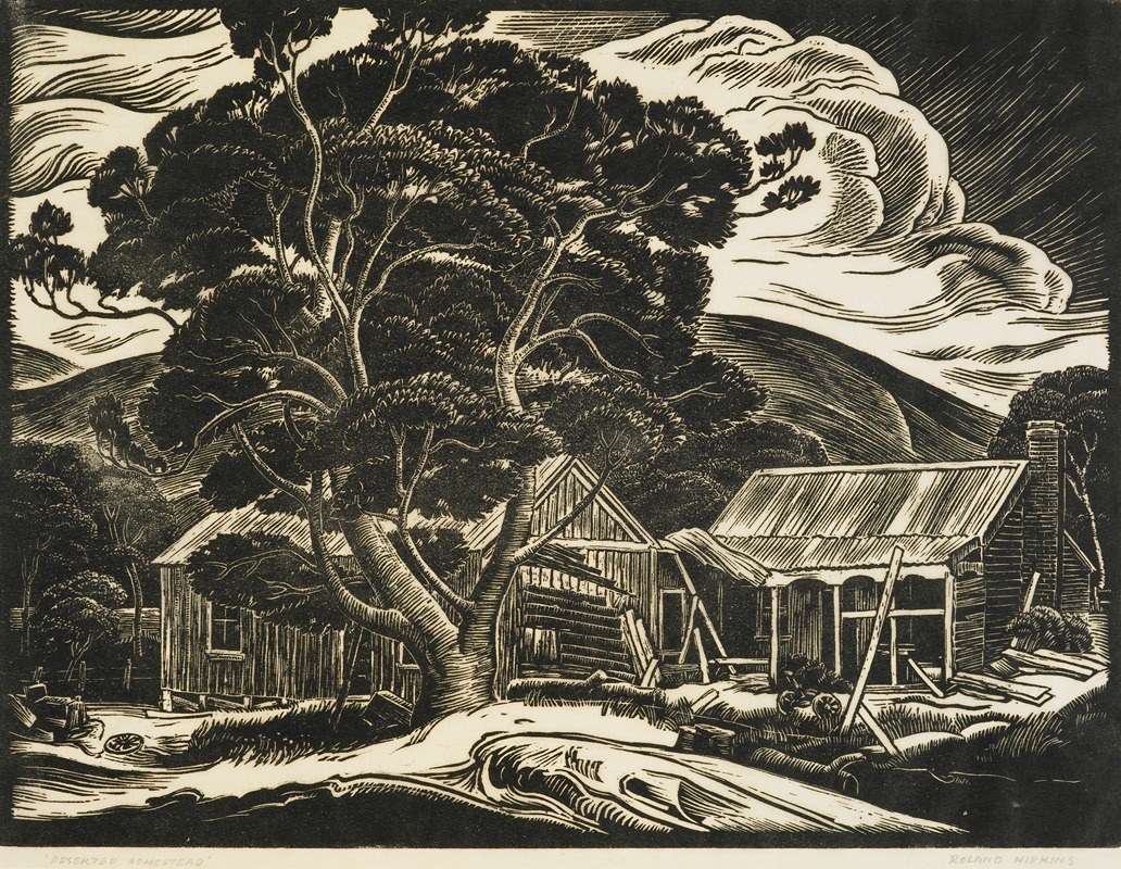 Roland Hipkins - Deserted homestead