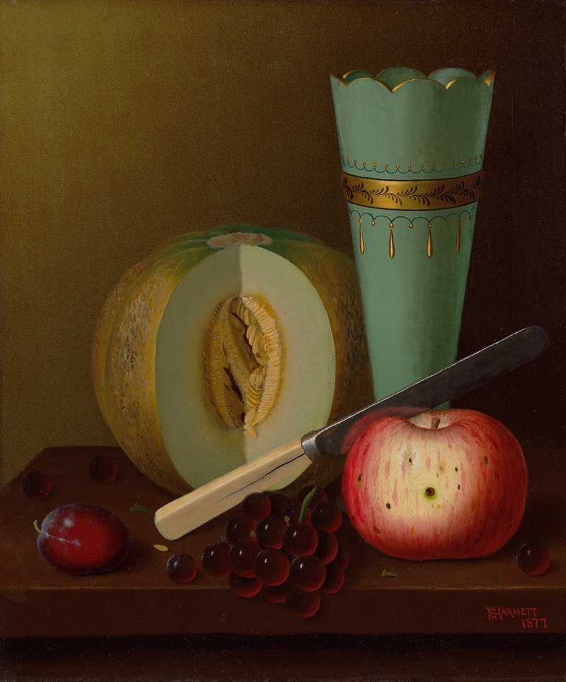 William Michael Harnett - Fruit Pieces