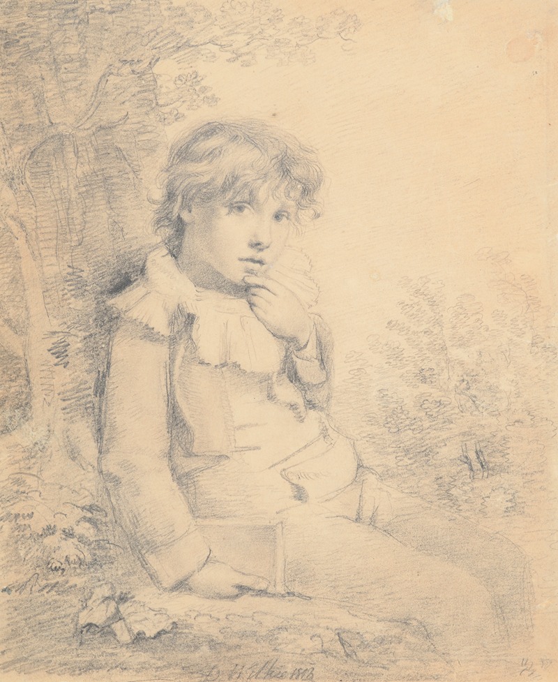 Sir David Wilkie - Untitled [portrait of David Frazer]