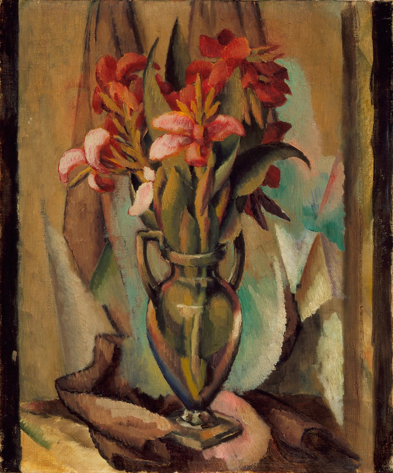 Edward Middleton Manigault - Flowers in a Handled Vase