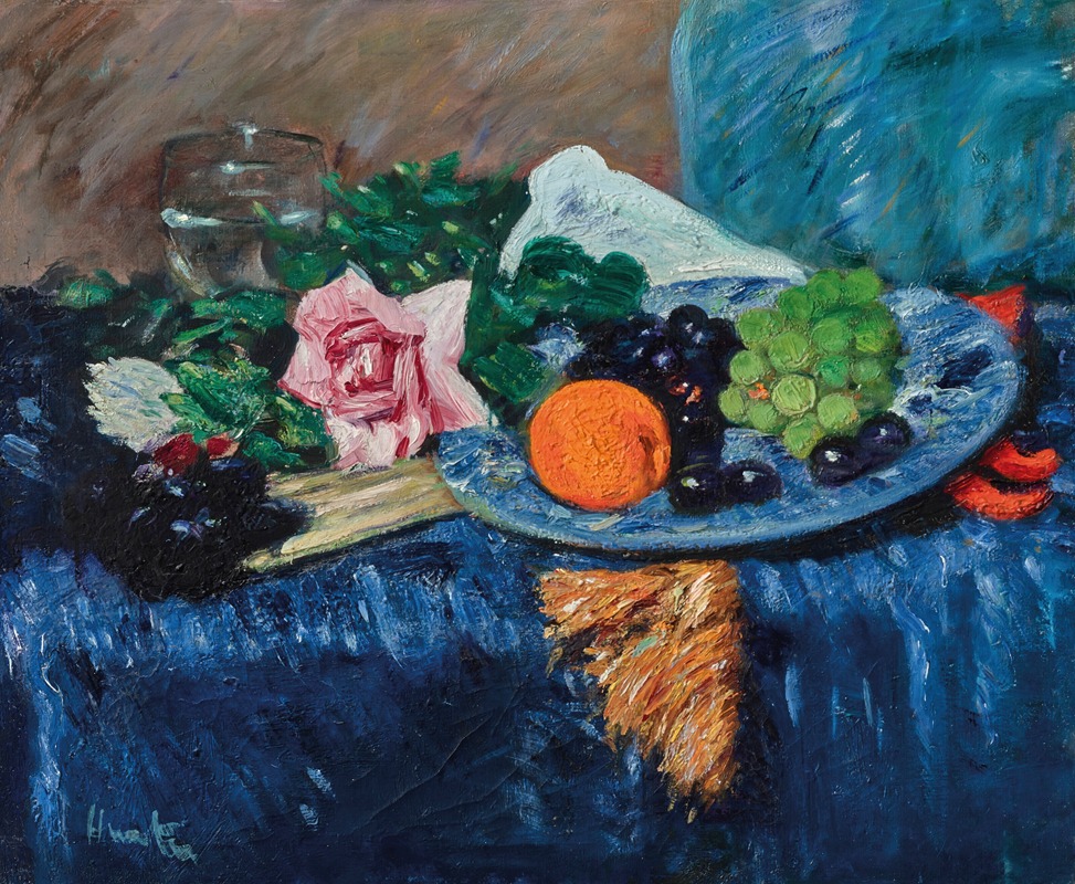 George Leslie Hunter - Still Life with Fruit