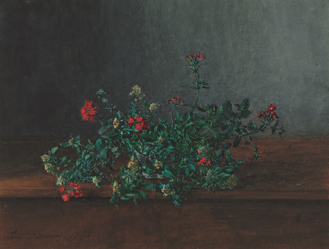 Léon Bonvin - Still Life with Wild Flowers