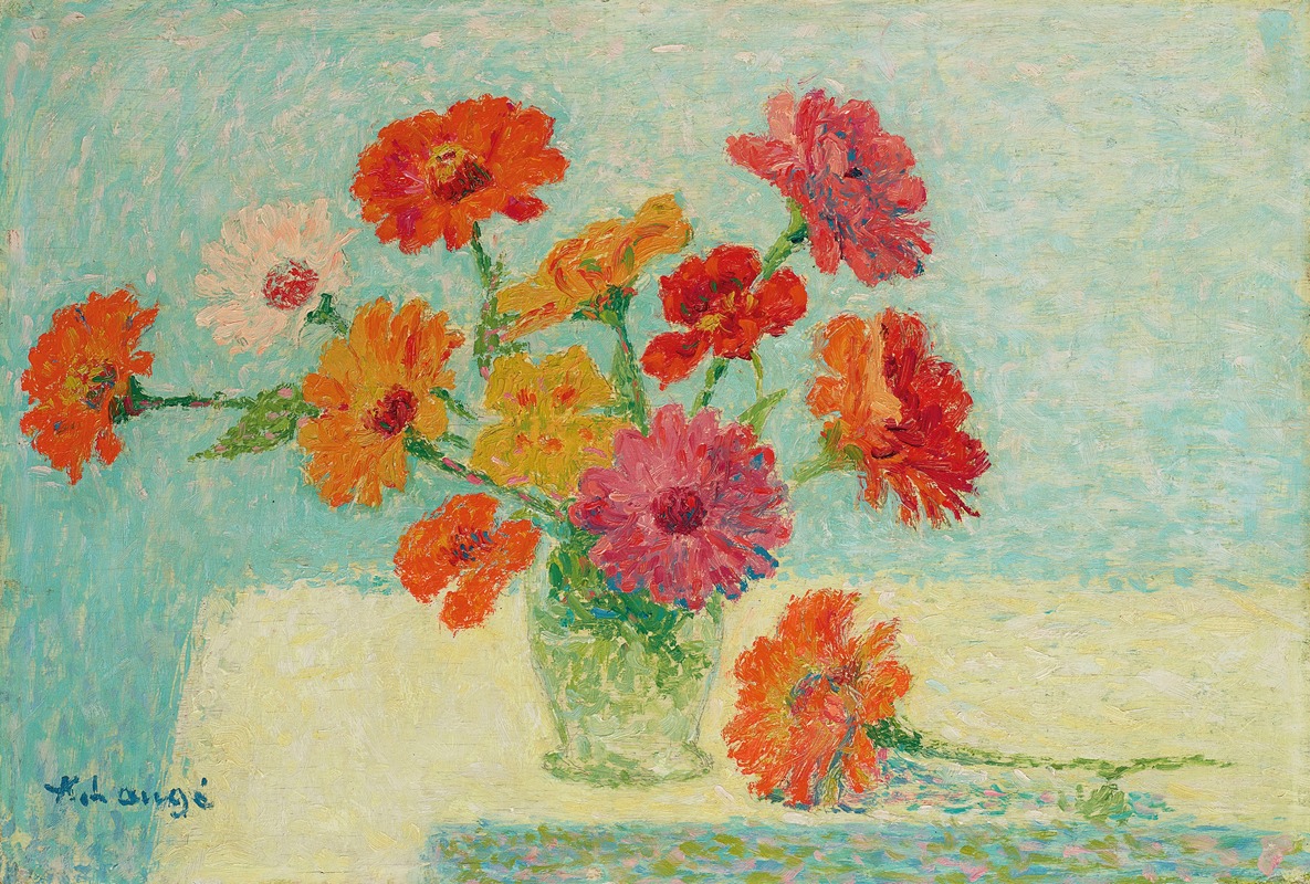 Achille Laugé - Bouquet de fleurs