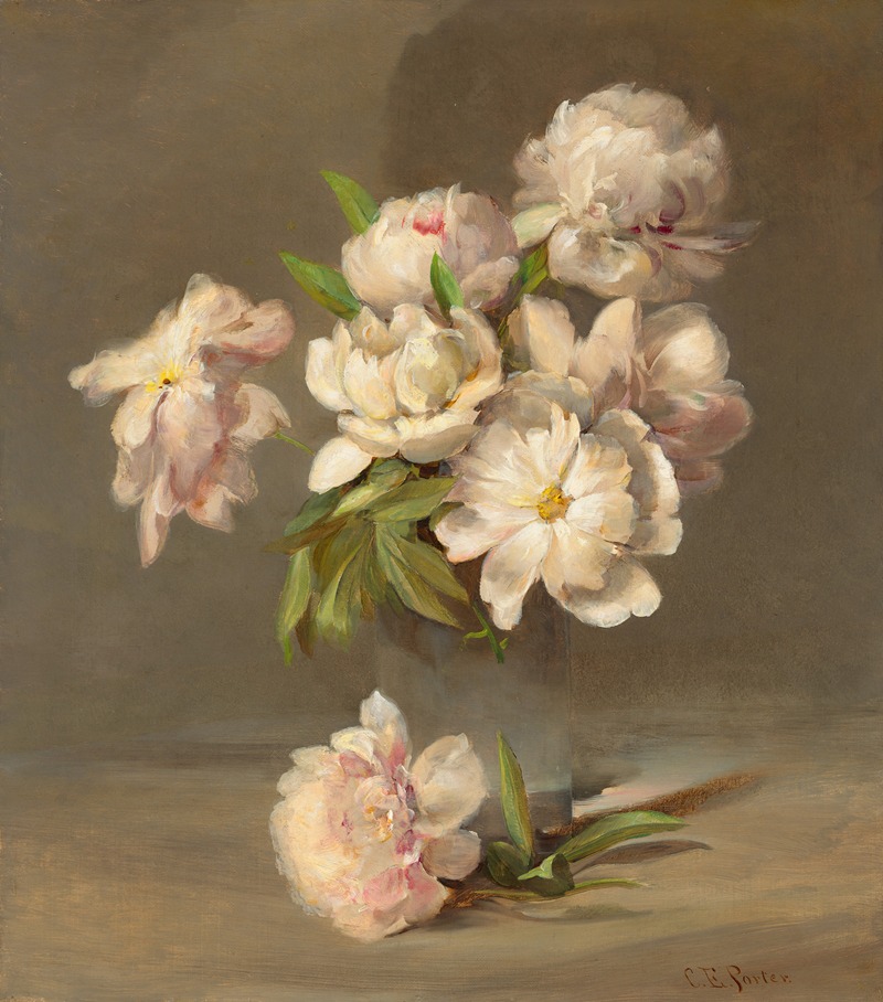 Charles Ethan Porter - Peonies in a Vase