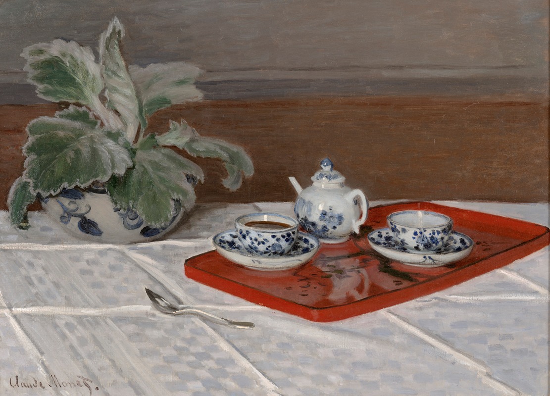 Claude Monet - Still Life, Tea Service