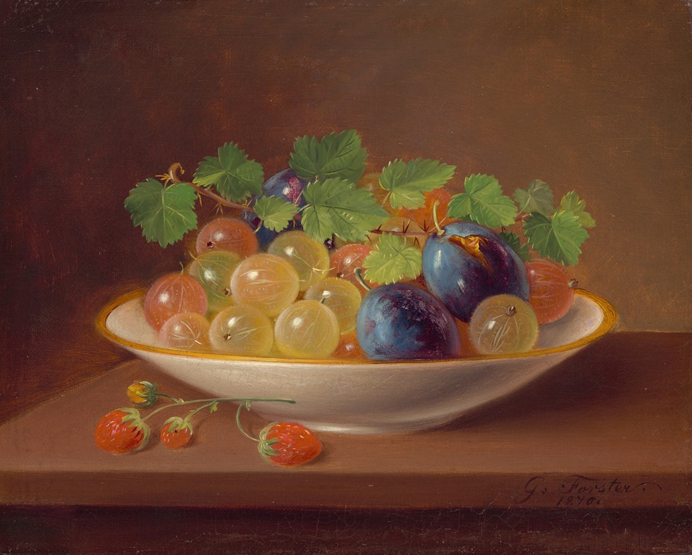 George Forster - Still Life with Fruit