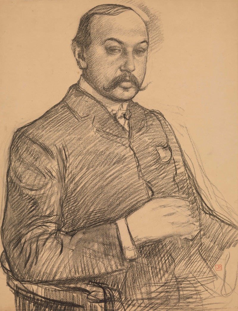 Theo van Rysselberghe - Portret van Francis Vielé-Griffin