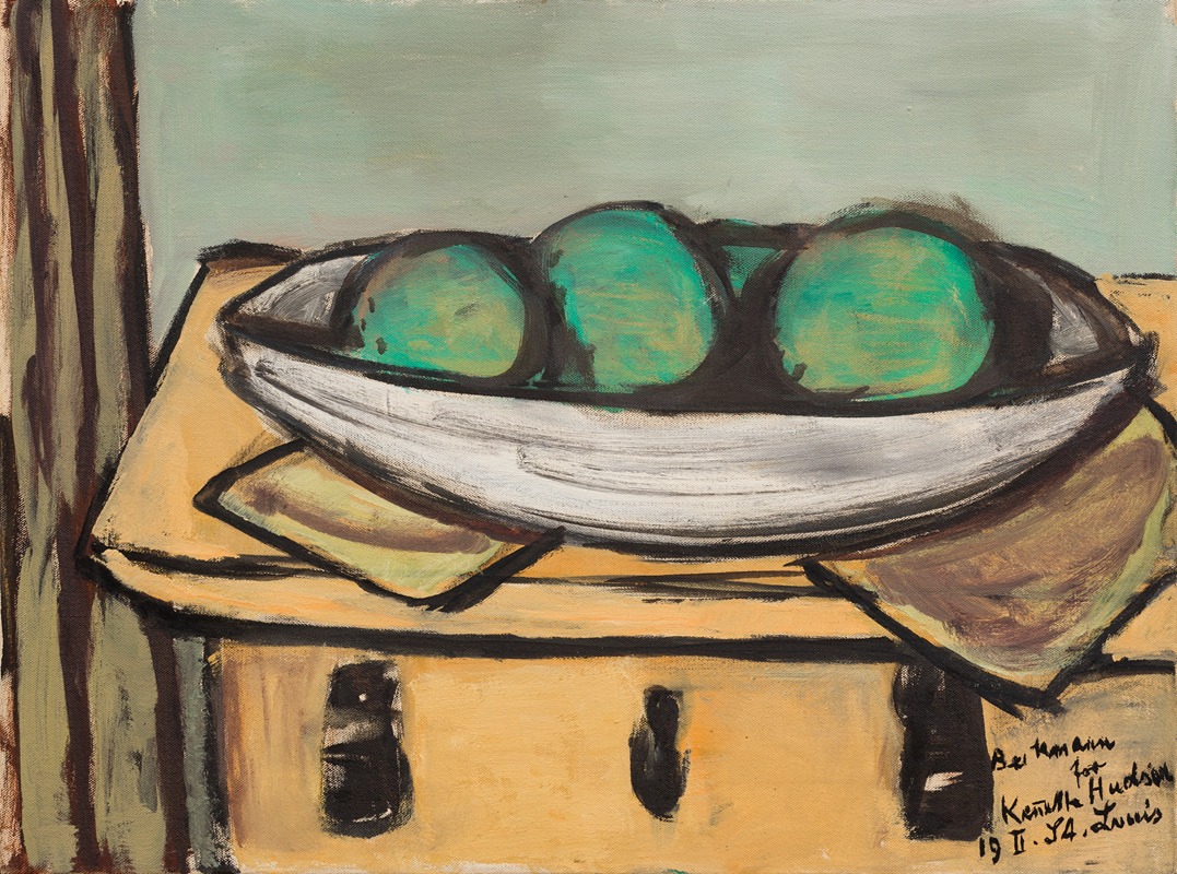 Max Beckmann - Still Life with Large Green Fruit