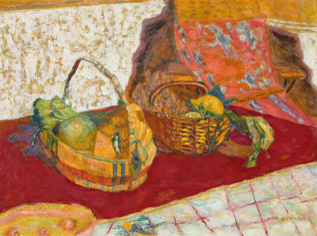 Pierre Bonnard - Deux corbeilles de fruits