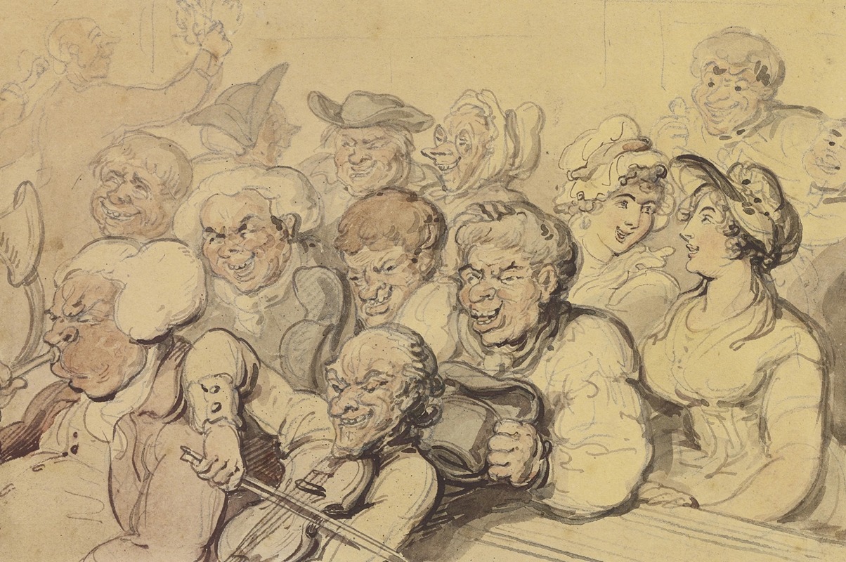 Thomas Rowlandson - The Rustic Choir