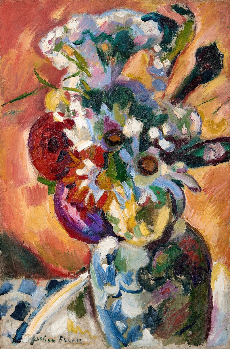 Emile Othon Friesz - Bouquet de fleurs