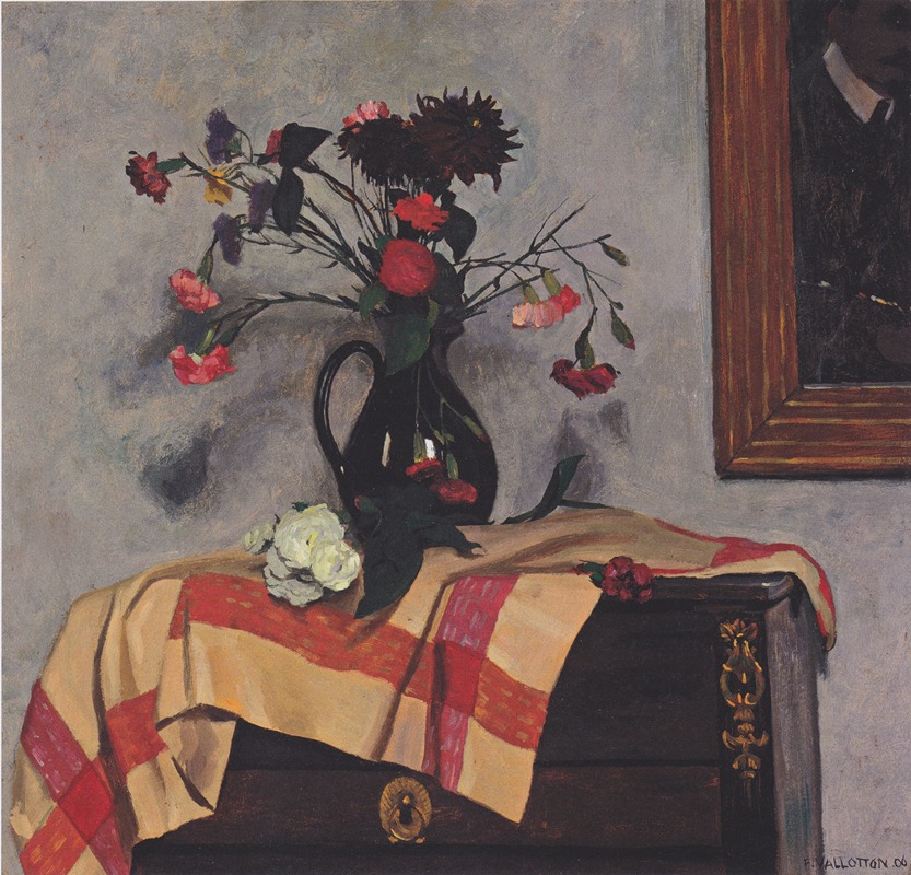 Félix Vallotton - Nature morte avec autoportrait