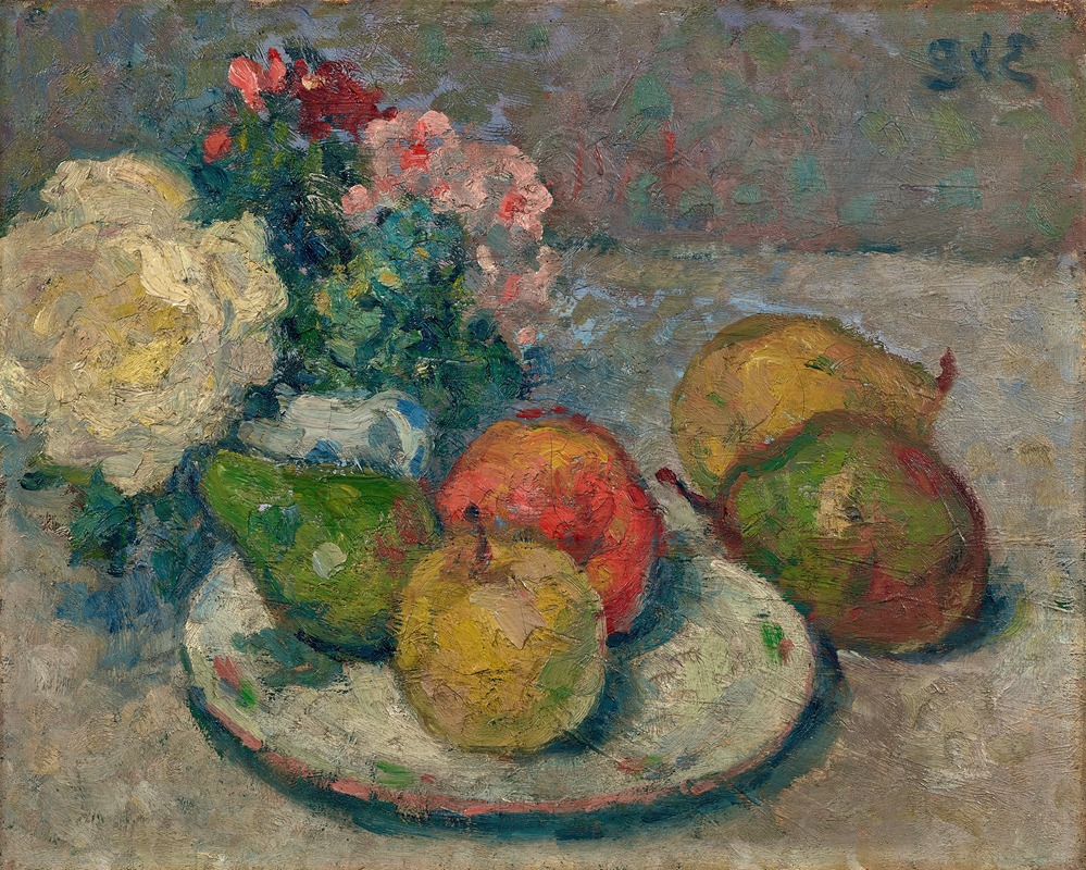 Georges d'Espagnat - Nature morte aux pommes et poires