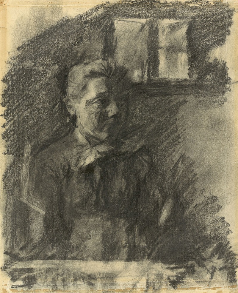 Wilhelm Leibl - Bauernmädchen am Fenster