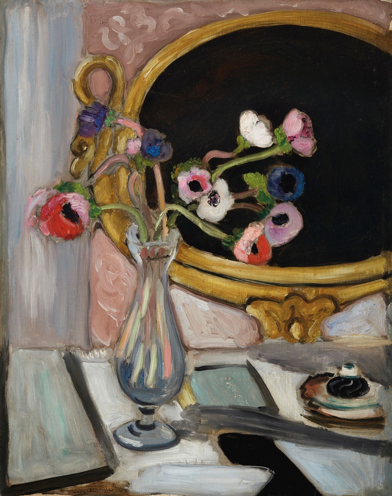 Henri Matisse - Anémones au miroir noir