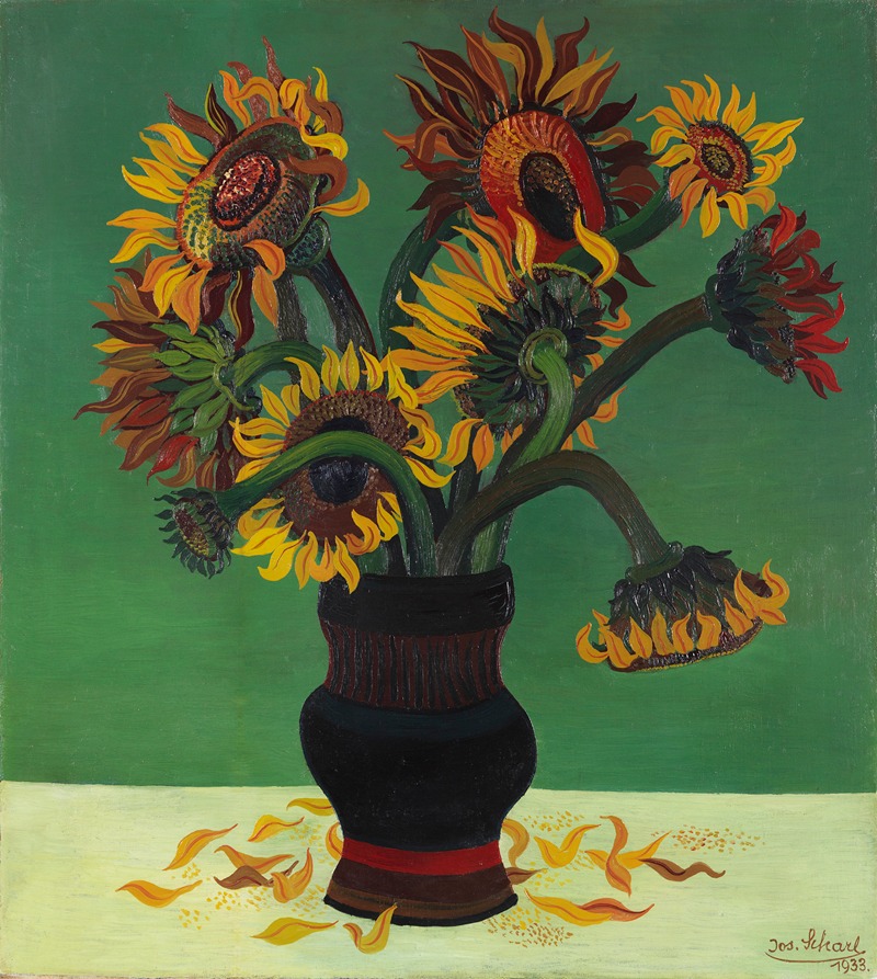 Josef Scharl - Sonnenblumen (Sunflowers)