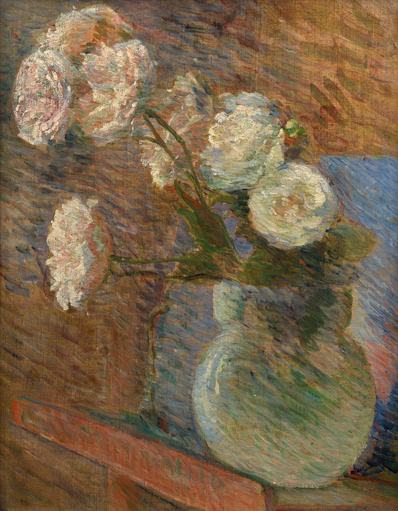 Marie Bracquemond - Bouquet of white roses