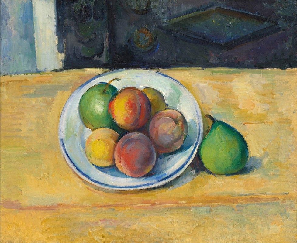 Paul Cézanne - Nature morte de pêches et poires