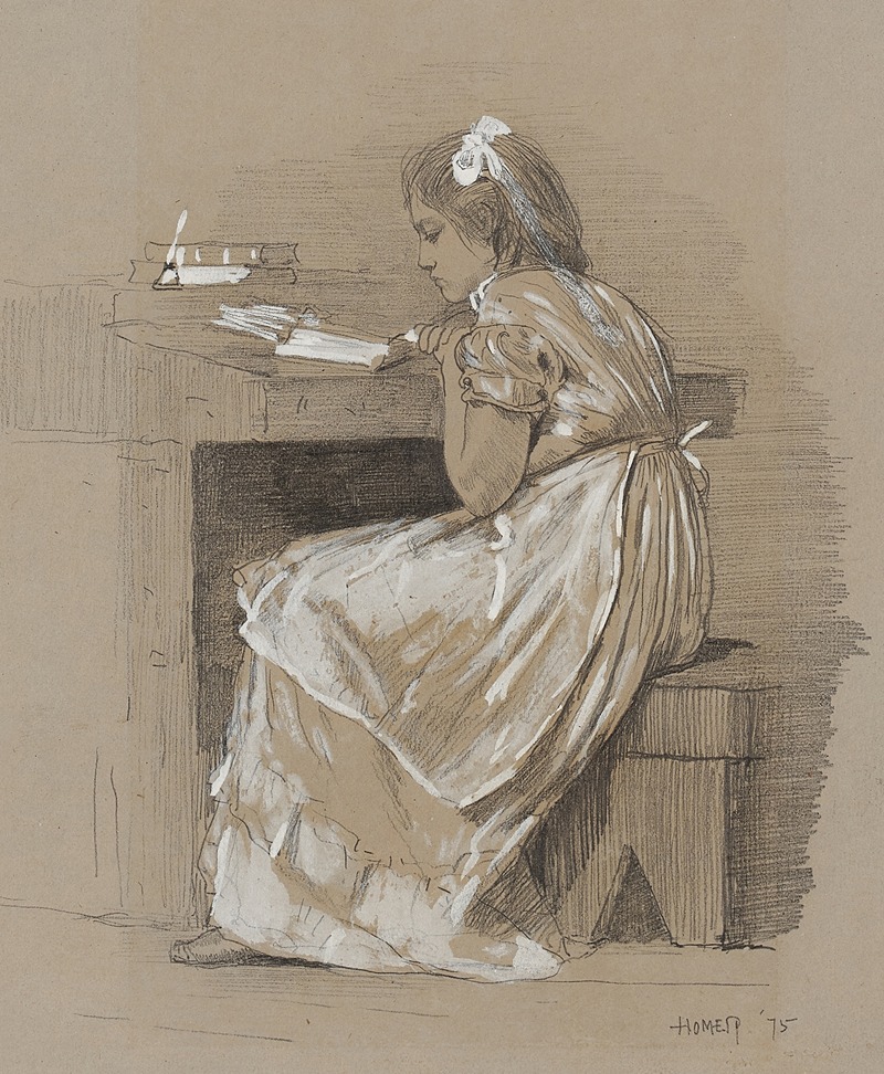 Winslow Homer - Girl Reading at Her Desk