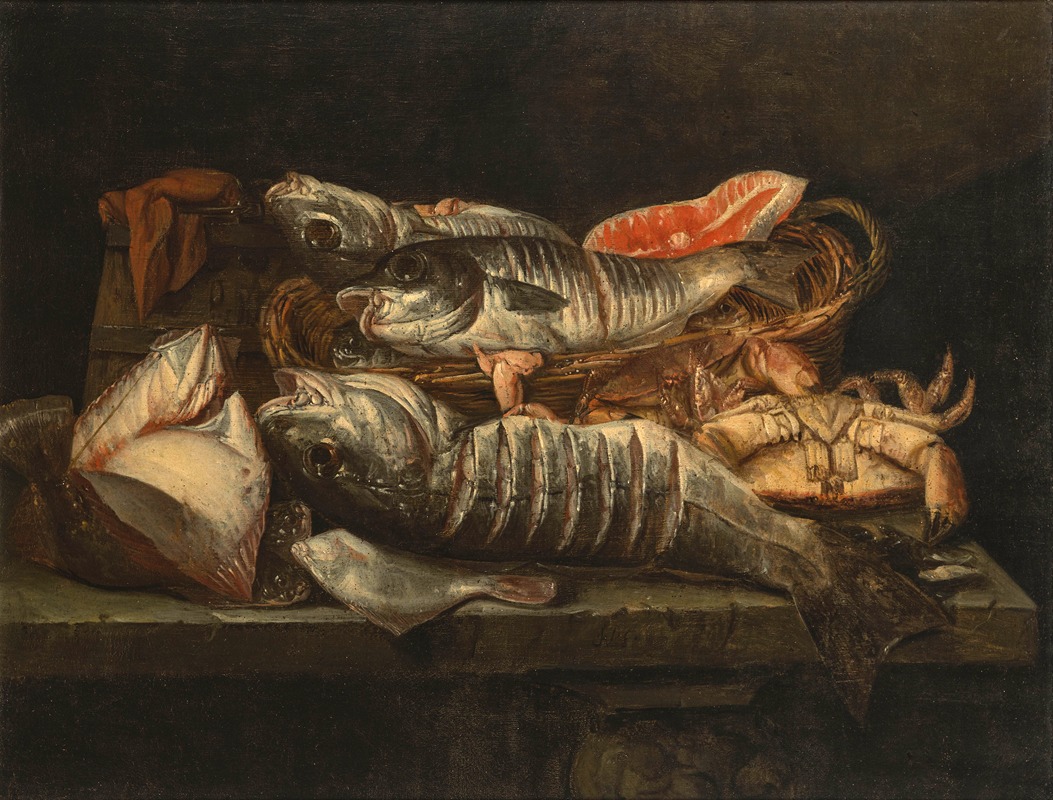 Abraham van Beyeren - Fish and Crustaceans