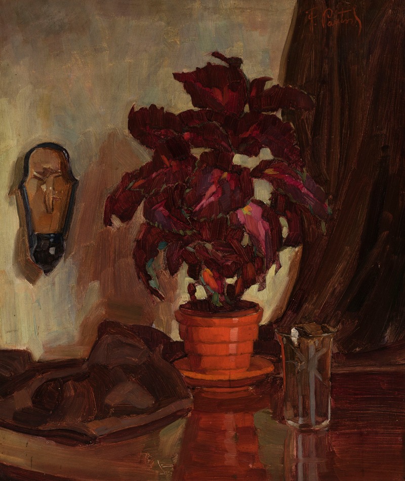 Fryderyk Pautsch - Still life with a holy statue