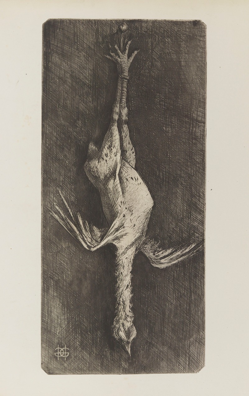 Henri-Charles Guérard - Le poulet plumé