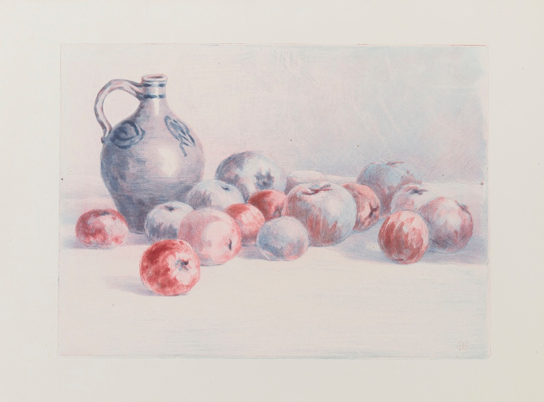Henri-Charles Guérard - Les pommes.