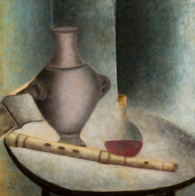 Jan Spychalski - Vase and flute