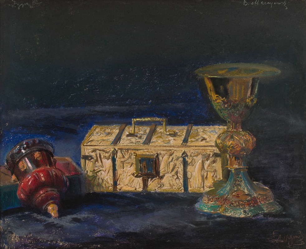 Leon Wyczółkowski - Chalice of Bishop Maciejowski, so-called box of Queen Jadwiga and cup “made by King Sigismund III”