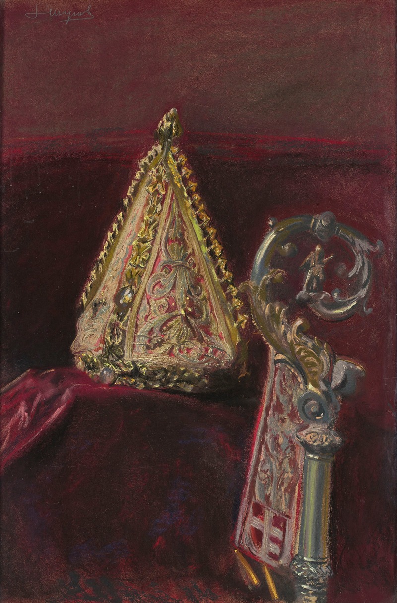 Leon Wyczółkowski - Mitre of Bishop Strzempiński and staff of Bishop Gembicki