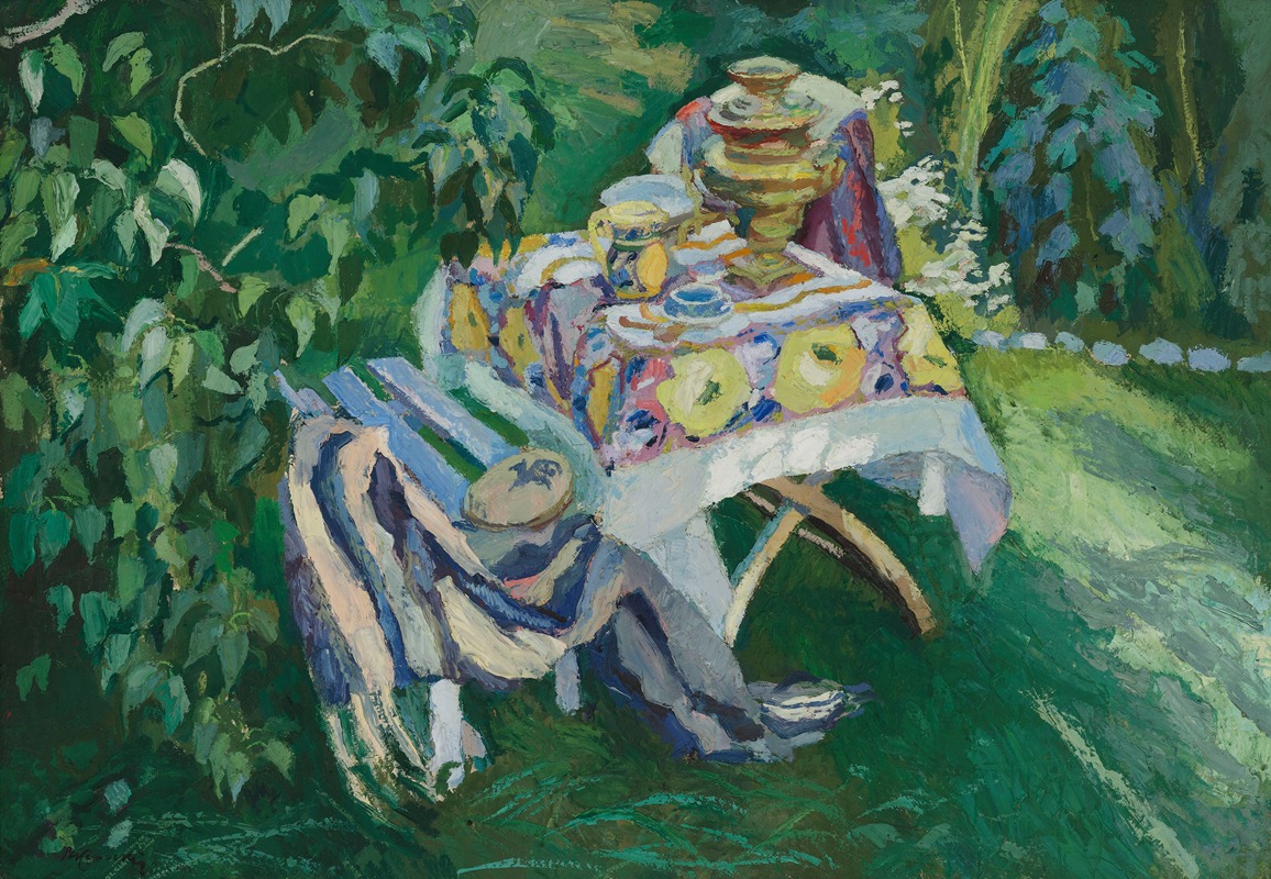 Stanisław Kamocki - In the garden
