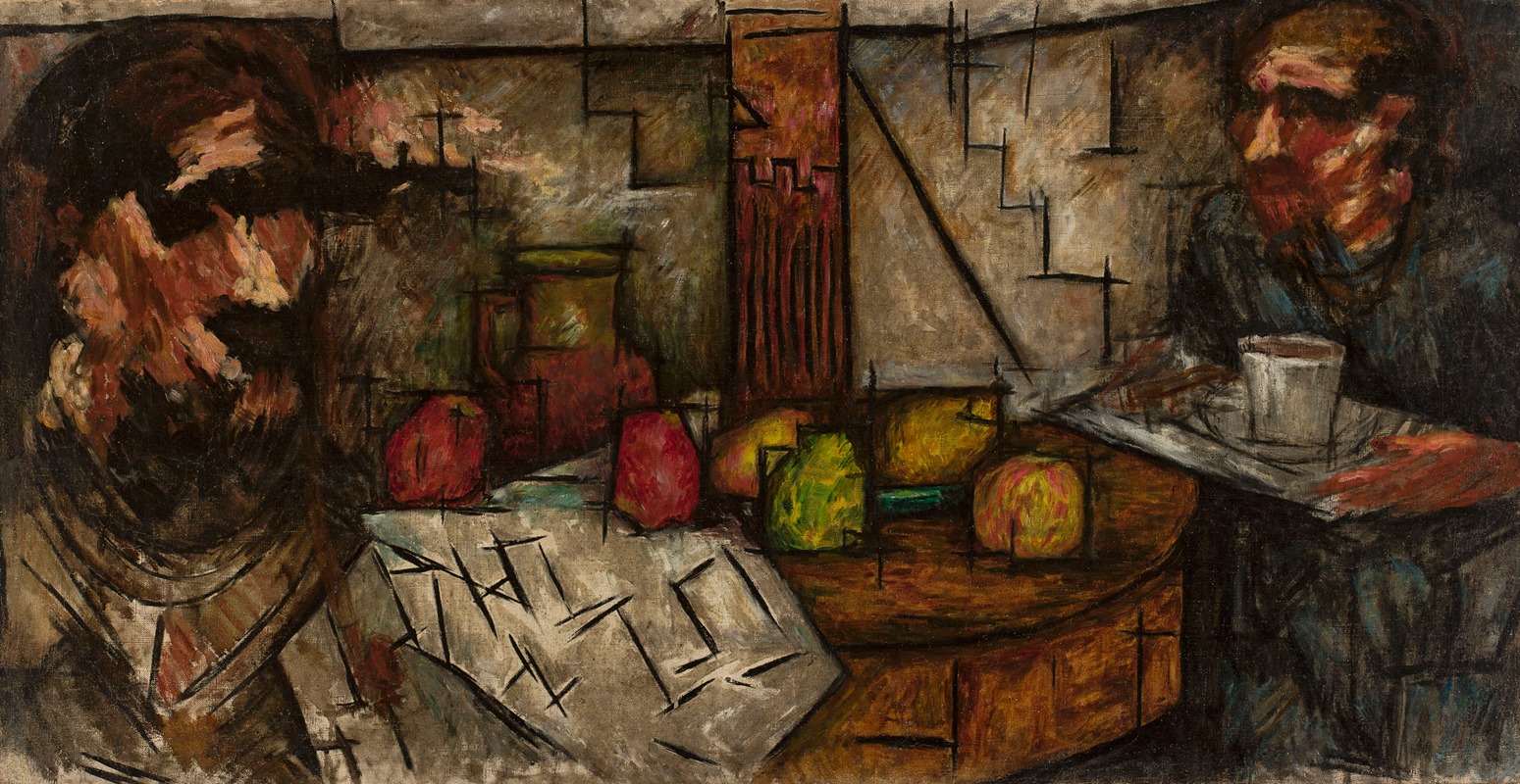 Tadeusz Makowski - Afternoon snack