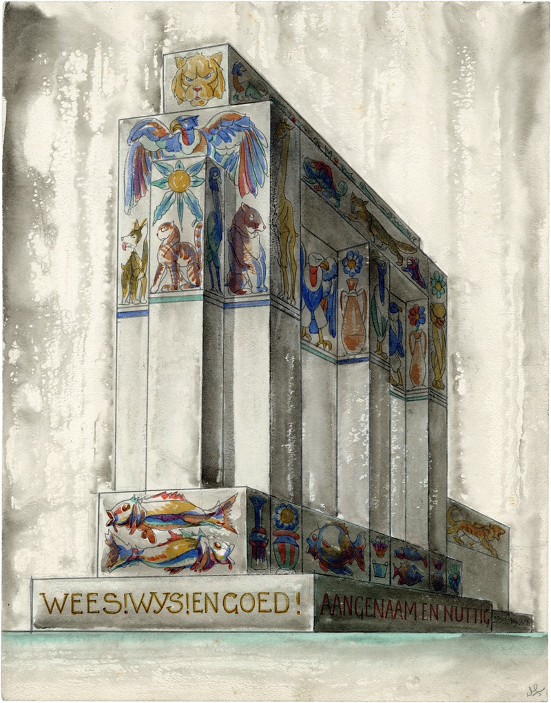 Alfred Ost - Tempelmuur