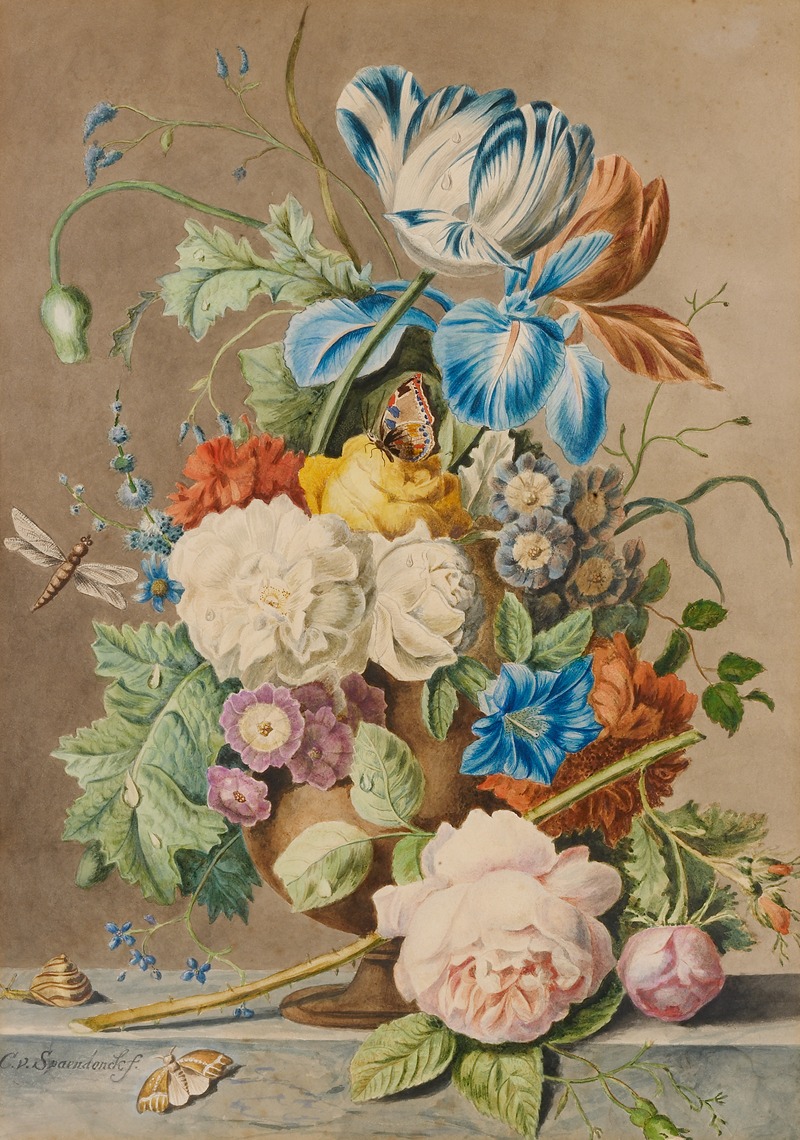 Cornelis van Spaendonck - Bloemstuk