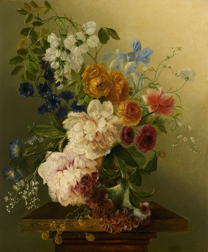Jan Van Der Waarden - Bloemenstilleven