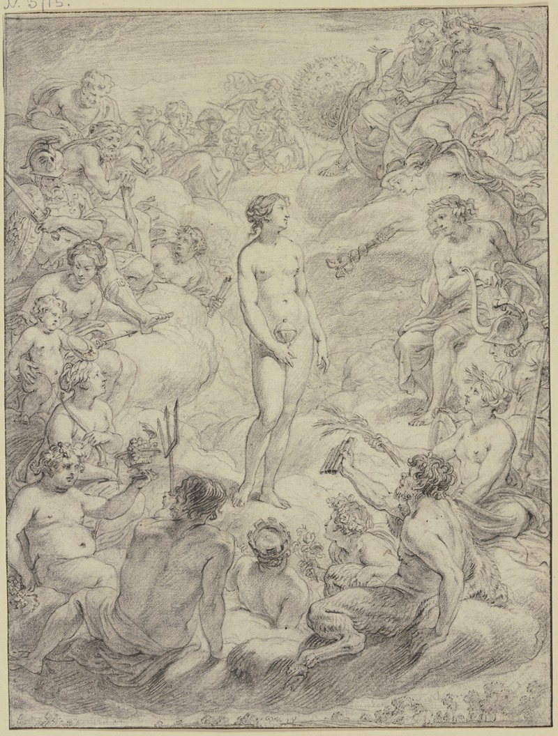 Abraham van Diepenbeeck - Pandora in Olympus