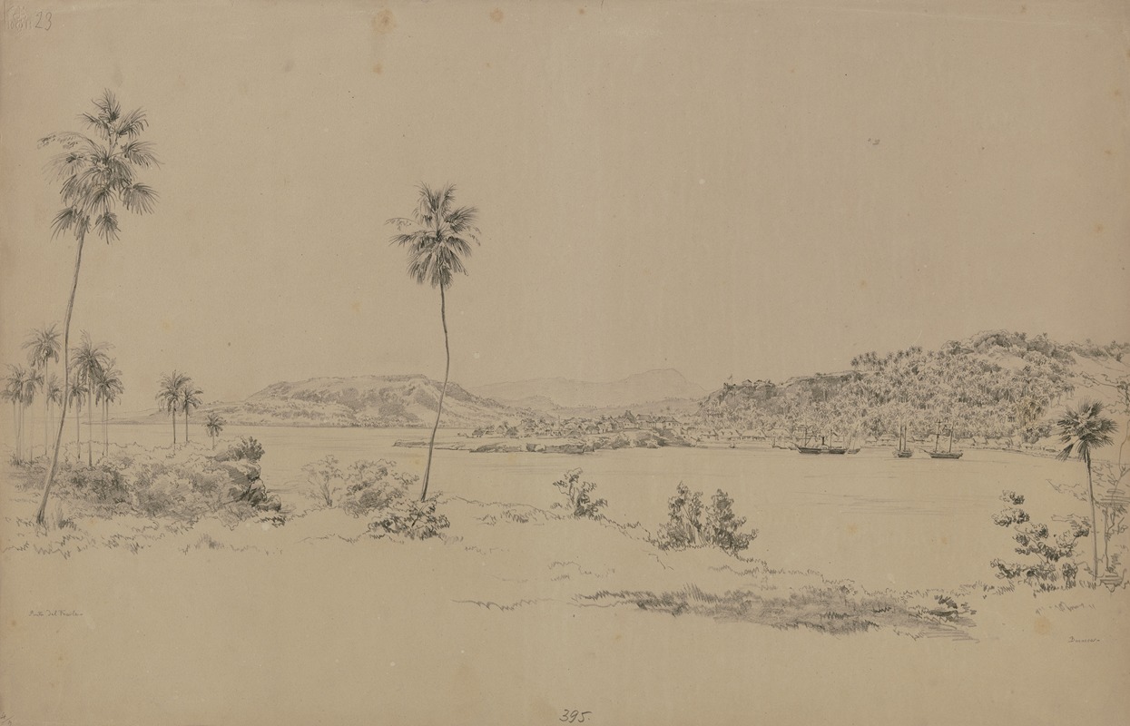 Adolf Hoeffler - Baracoa mit Punta del Fraile