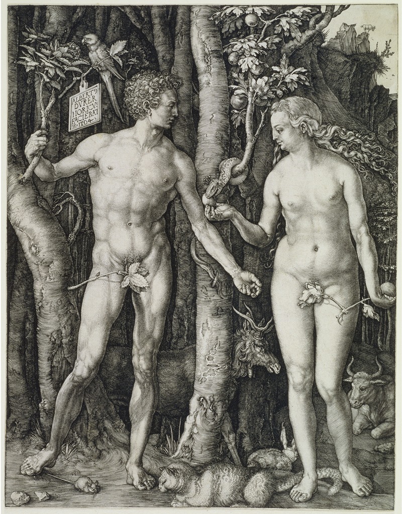 Albrecht Dürer - Adam and Eve (The Fall of Man)