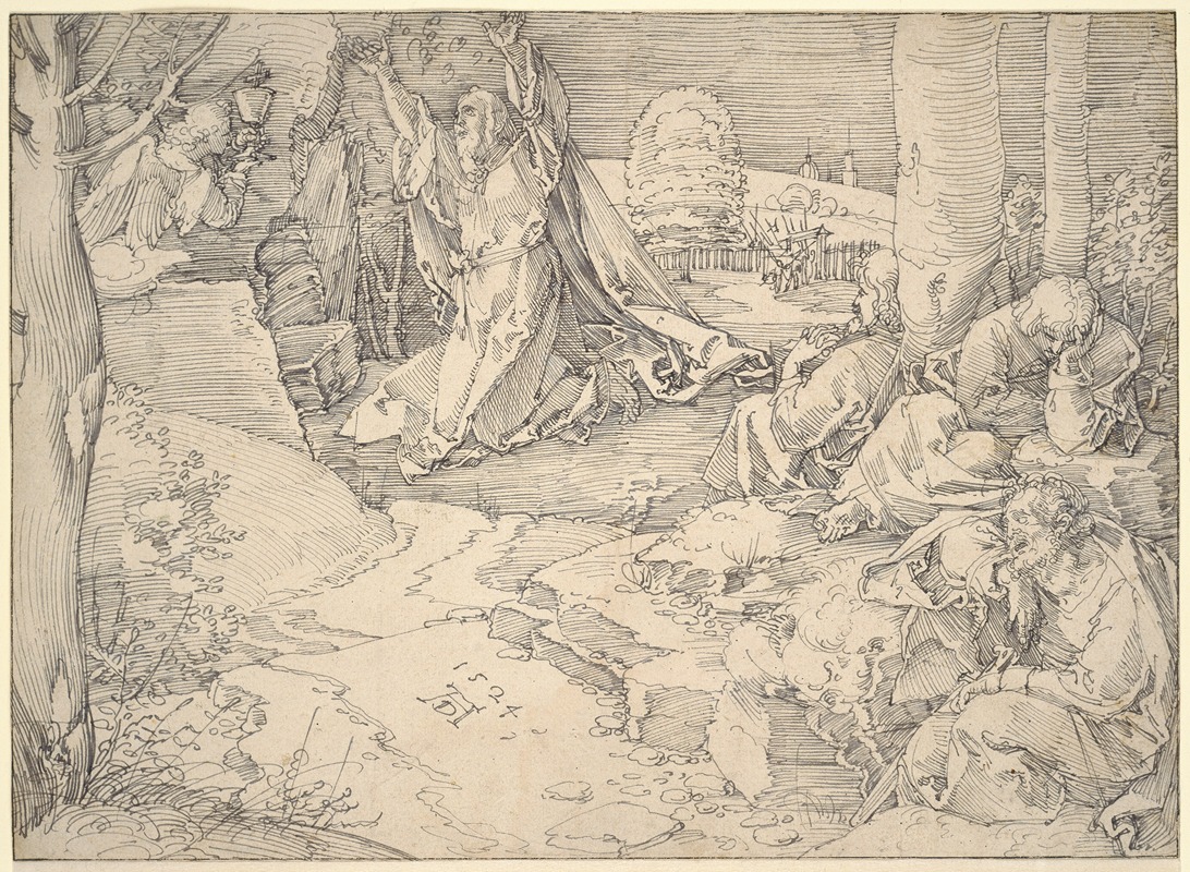 Albrecht Dürer - Agony in the Garden