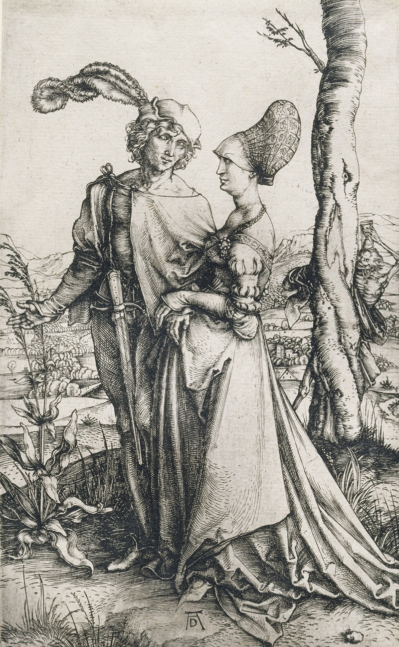 Albrecht Dürer - Death and the Lovers