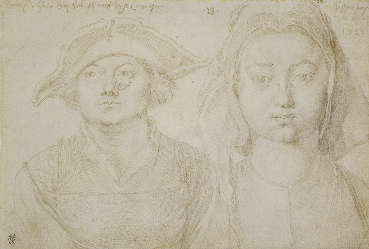 Albrecht Dürer - Marx Ulstat; The Beautiful Young Woman of Antwerp