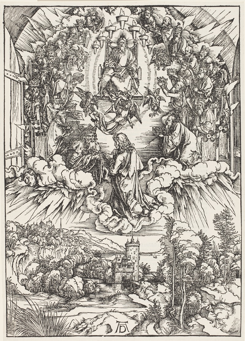 Albrecht Dürer - St. John before God and the Elders
