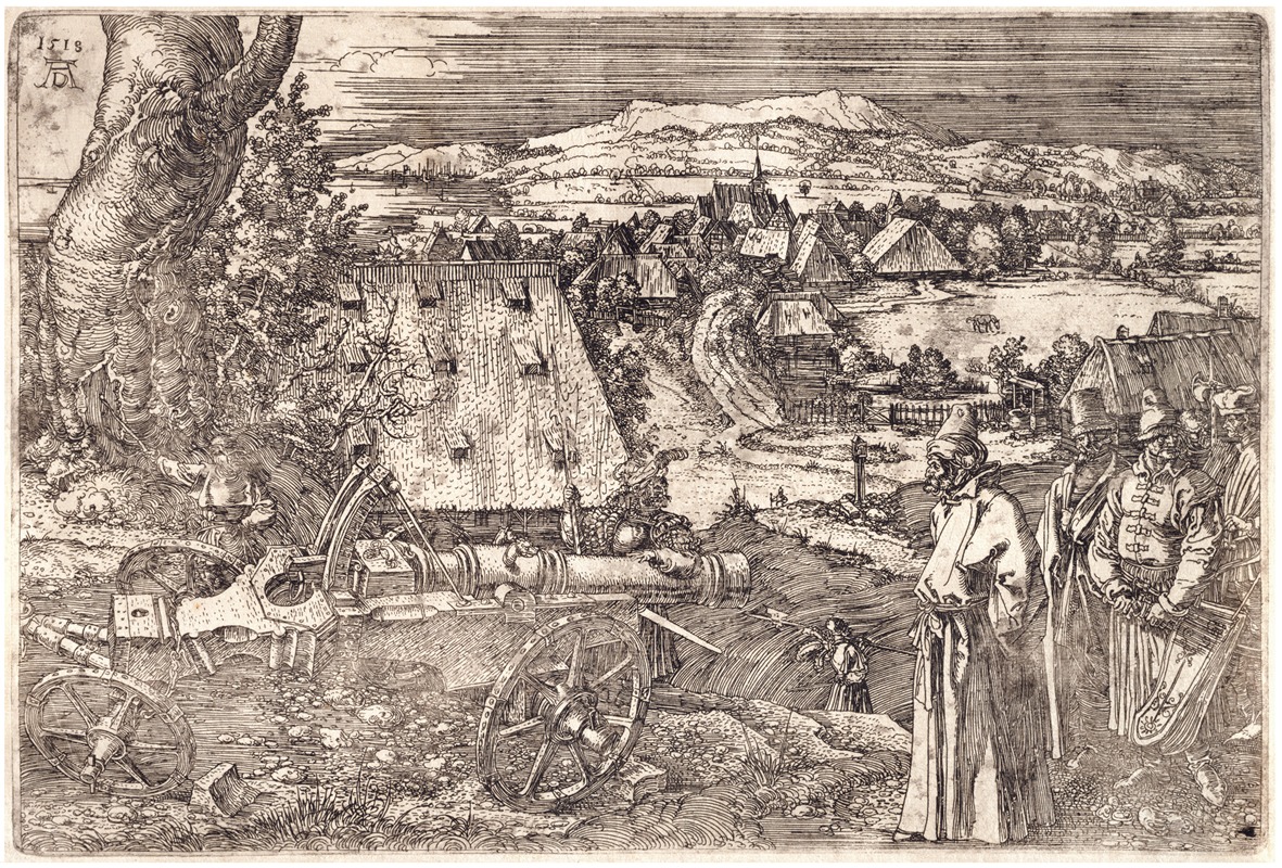 Albrecht Dürer - The Landscape with the Cannon