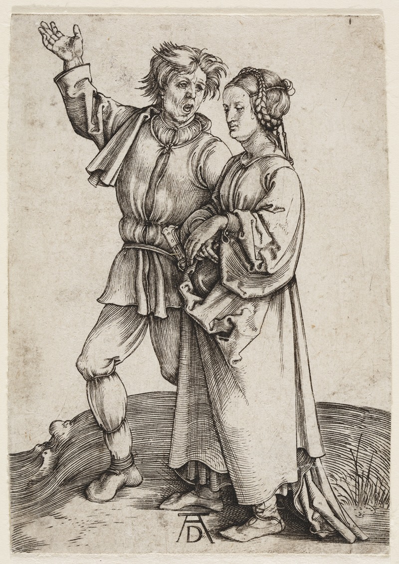 Albrecht Dürer - The Young Peasant and His Wife