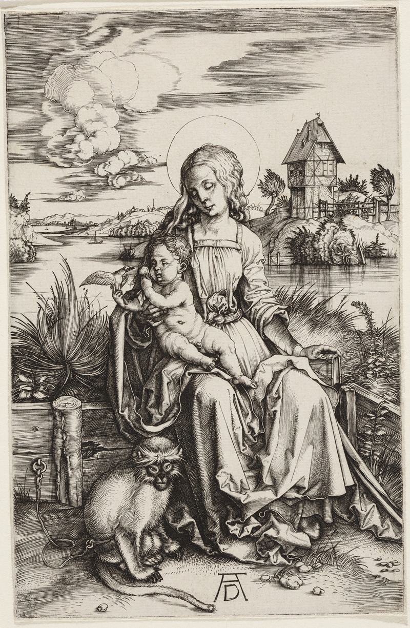 Albrecht Dürer - Virgin and Child with the Monkey