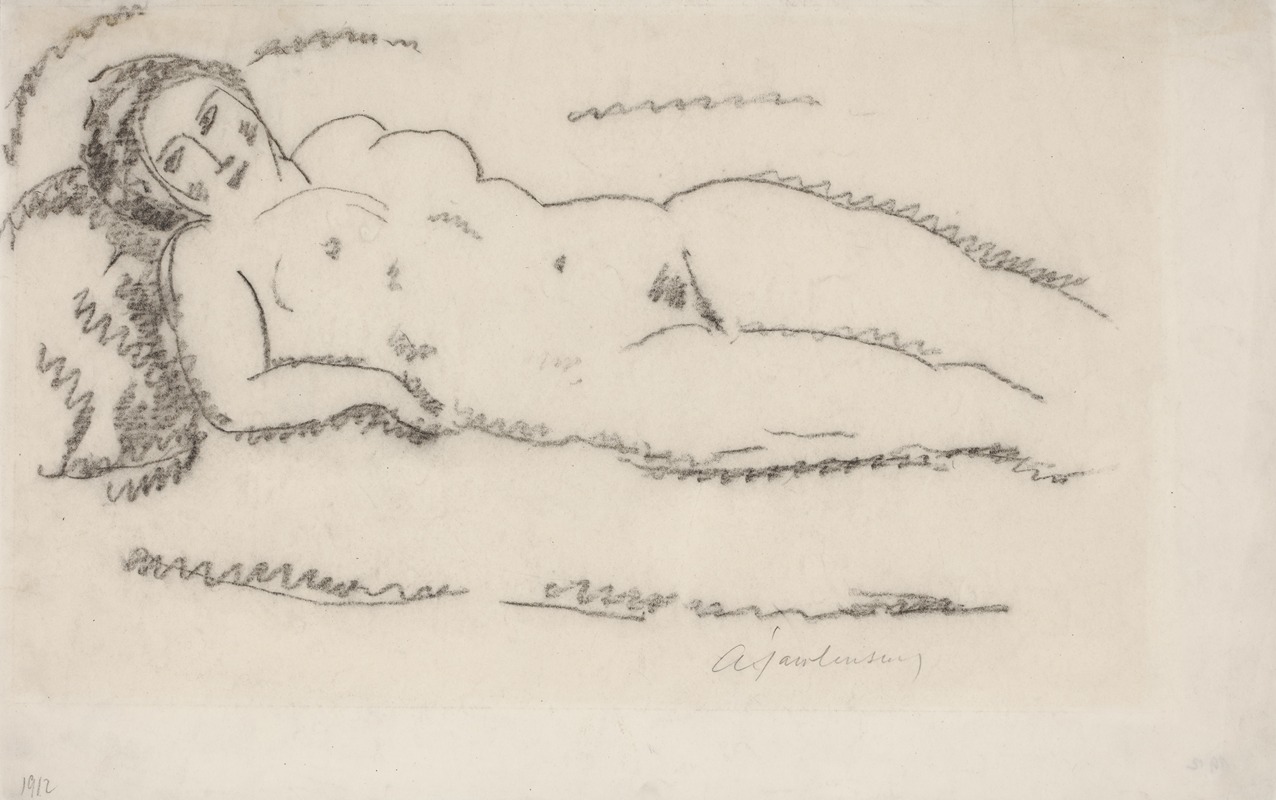Alexej von Jawlensky - Reclining nude