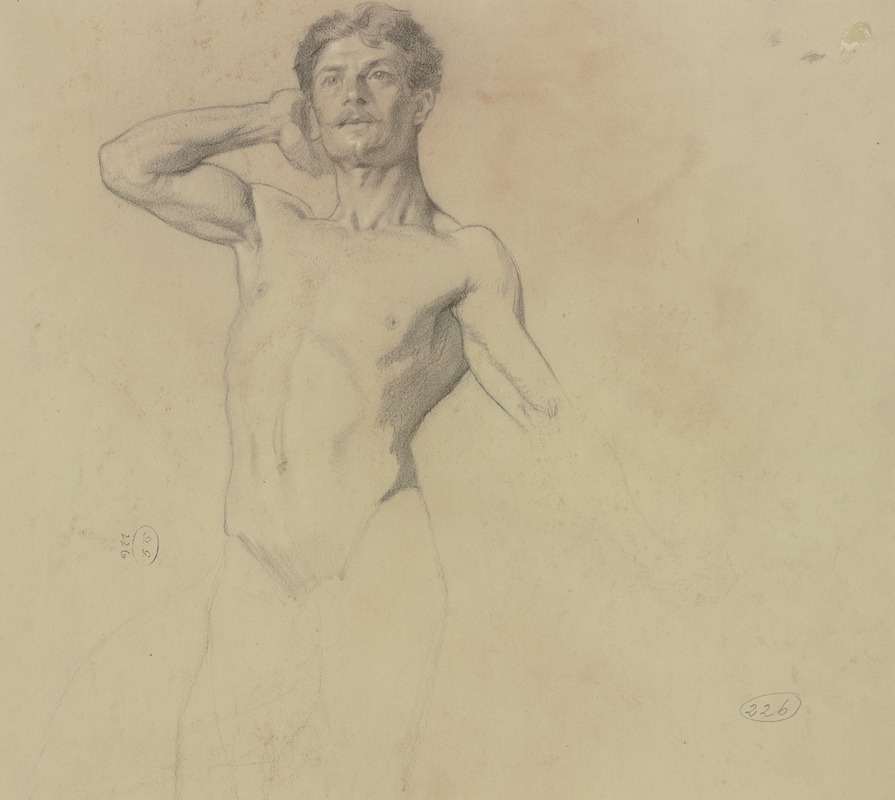 Alois Penz - Nude of a young man