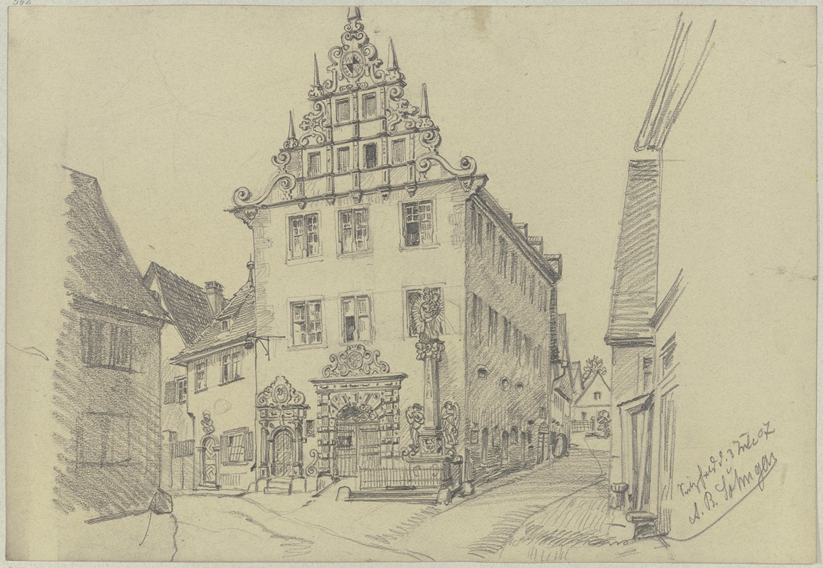 Andreas Bernhard Söhngen - Town hall in Sulzfeld