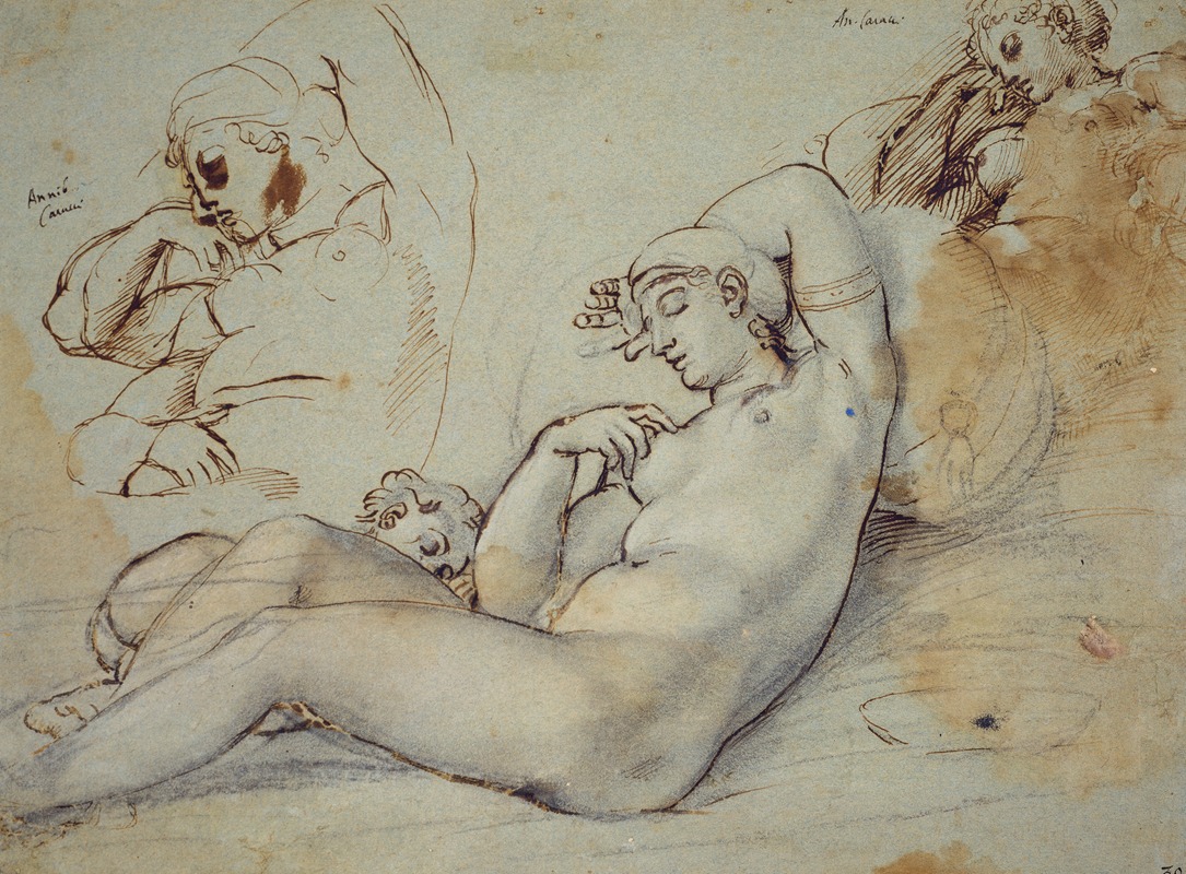Annibale Carracci - Study of Venus at Rest