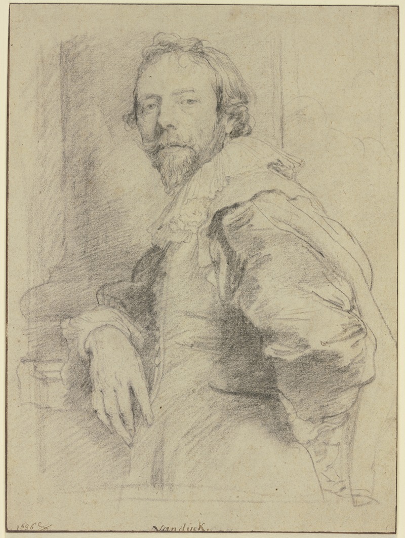 Anthony van Dyck - Portrait of Adam de Coster